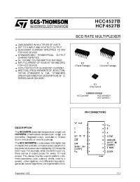 Datasheet HCF4076BEY производства STMicroelectronics